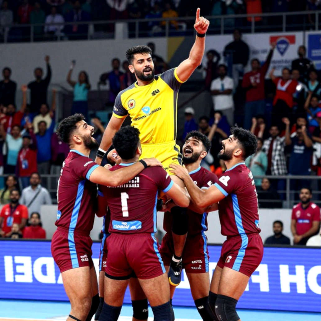 आधा टेबल, आधा सच: अहमदाबाद में कॉमनवेल्थ कबड्डी चैंपियनशिप के पहले दिन का असली स्कोरबोर्ड